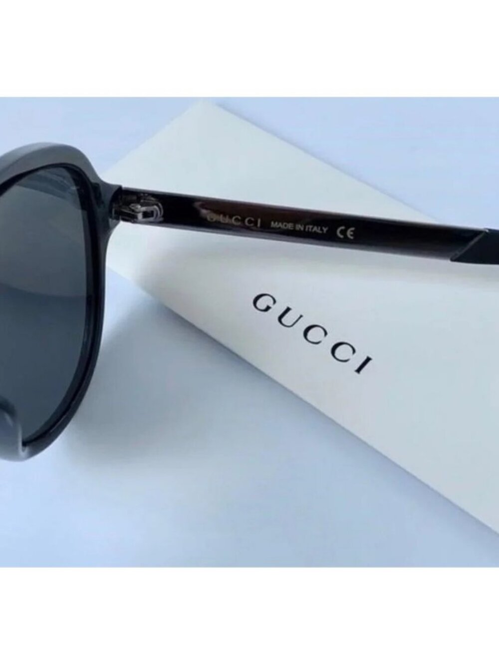 Authentic- New - Gucci Men’s Sunglasses GG0688S 001 Black/ Gray - Picture 8 of 12